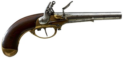 Lot 876 - A .700 CALIBRE FRENCH MODEL 1777/86 FLINTLOCK SERVICE PISTOL