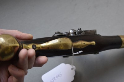 Lot 881 - A .700 CALIBRE FRENCH MODEL 1766 FLINTLOCK CAVALRY PISTOL