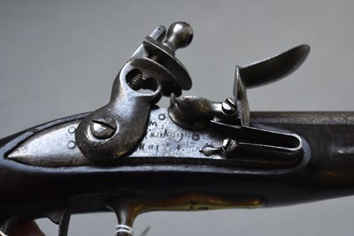 Lot 881 - A .700 CALIBRE FRENCH MODEL 1766 FLINTLOCK CAVALRY PISTOL