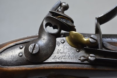 Lot 882 - A .700 CALIBRE FRENCH MODEL AN XIII FLINTLOCK SERVICE PISTOL