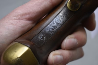 Lot 882 - A .700 CALIBRE FRENCH MODEL AN XIII FLINTLOCK SERVICE PISTOL