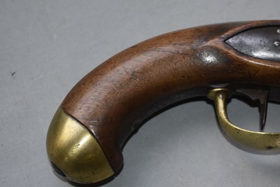 Lot 882 - A .700 CALIBRE FRENCH MODEL AN XIII FLINTLOCK SERVICE PISTOL
