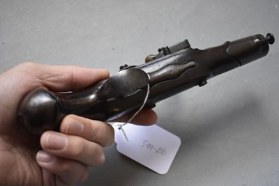 Lot 893 - A .625 CALIBRE FRENCH MODEL AN IX GENDARMERIE PISTOL