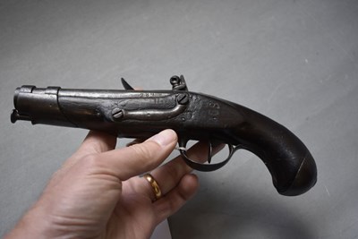 Lot 893 - A .625 CALIBRE FRENCH MODEL AN IX GENDARMERIE PISTOL
