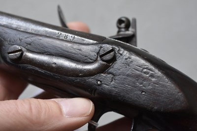Lot 893 - A .625 CALIBRE FRENCH MODEL AN IX GENDARMERIE PISTOL