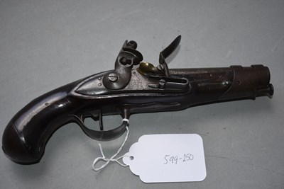 Lot 893 - A .625 CALIBRE FRENCH MODEL AN IX GENDARMERIE PISTOL
