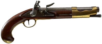 Lot 933 - A .700 CALIBRE CONTINENTAL FLINTLOCK SERVICE PISTOL