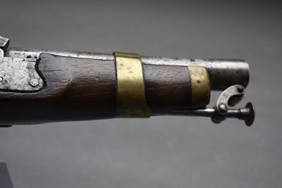 Lot 853 - A .700 CALIBRE PERCUSSION SPANISH MODEL 1852 CAVALRY PISTOL