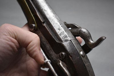 Lot 853 - A .700 CALIBRE PERCUSSION SPANISH MODEL 1852 CAVALRY PISTOL