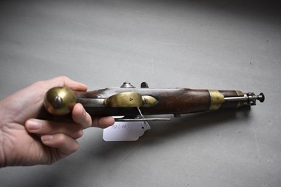 Lot 853 - A .700 CALIBRE PERCUSSION SPANISH MODEL 1852 CAVALRY PISTOL