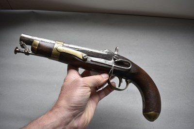 Lot 853 - A .700 CALIBRE PERCUSSION SPANISH MODEL 1852 CAVALRY PISTOL