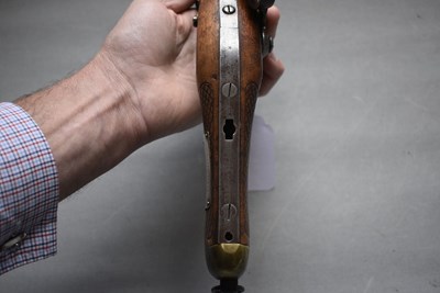 Lot 943 - A .750 CALIBRE SWEDISH MODEL 1850 PERCUSSION CAVALRY PISTOL