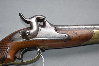 Lot 943 - A .750 CALIBRE SWEDISH MODEL 1850 PERCUSSION CAVALRY PISTOL