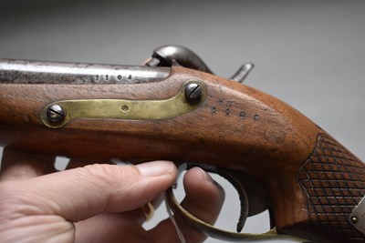 Lot 943 - A .750 CALIBRE SWEDISH MODEL 1850 PERCUSSION CAVALRY PISTOL