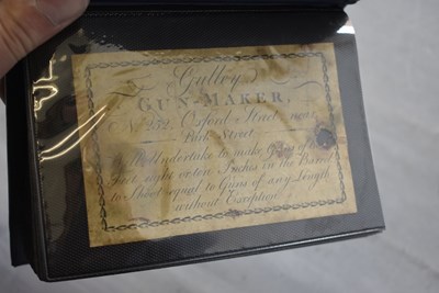 Lot 415 - FIFTEEN PISTOL CASE TRADE LABELS