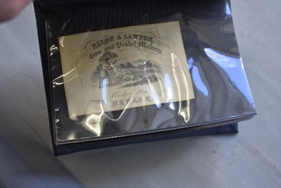 Lot 415 - FIFTEEN PISTOL CASE TRADE LABELS