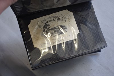 Lot 415 - FIFTEEN PISTOL CASE TRADE LABELS