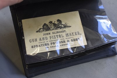 Lot 415 - FIFTEEN PISTOL CASE TRADE LABELS