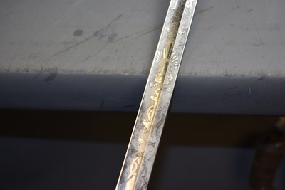 Lot 661 - A ROYAL NAVAL OFFICER'S SWORD