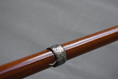Lot 622 - A LATE 19TH CENTURY MASONIC WALKING STICK