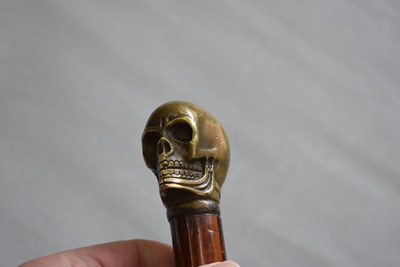 Lot 622 - A LATE 19TH CENTURY MASONIC WALKING STICK