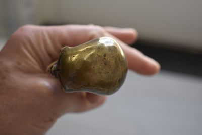 Lot 622 - A LATE 19TH CENTURY MASONIC WALKING STICK