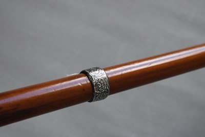 Lot 622 - A LATE 19TH CENTURY MASONIC WALKING STICK