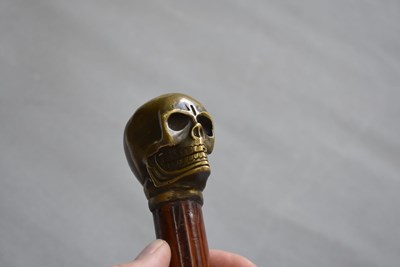 Lot 622 - A LATE 19TH CENTURY MASONIC WALKING STICK