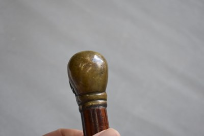 Lot 622 - A LATE 19TH CENTURY MASONIC WALKING STICK