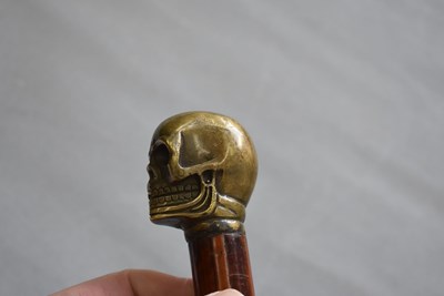 Lot 622 - A LATE 19TH CENTURY MASONIC WALKING STICK