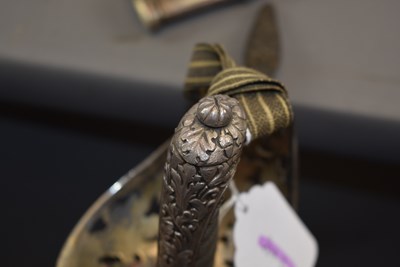 Lot 658 - AN ORNATE VOLUNTEER ARTILLERY OFFICER'S SWORD