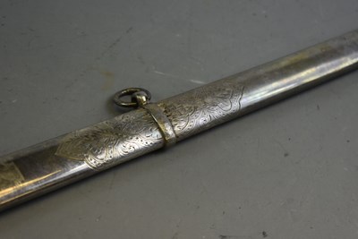 Lot 658 - AN ORNATE VOLUNTEER ARTILLERY OFFICER'S SWORD