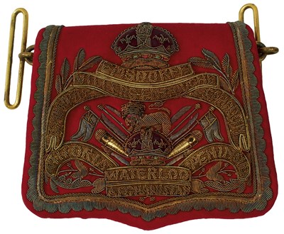 Lot A 15TH HUSSARS OFFICER'S FULL DRESS POUCH