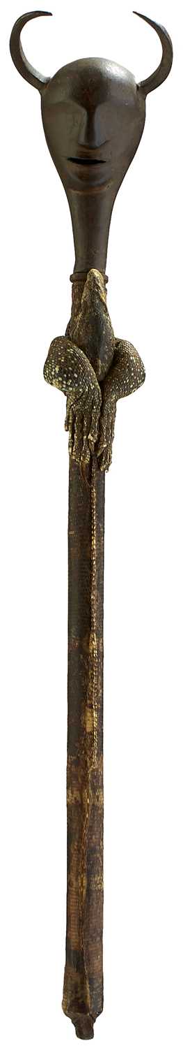 Lot 121 - A 19TH CENTURY PERSIAN MACE,