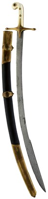 Lot 196 - A MAMELUKE HILTED GEORGIAN PRESENTATION SABRE