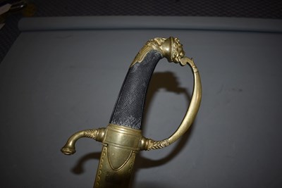 Lot 198 - AN ORNATE FRENCH NAPOLEONIC OFFICER'S SABRE