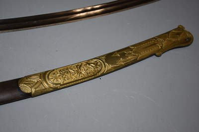 Lot 198 - AN ORNATE FRENCH NAPOLEONIC OFFICER'S SABRE