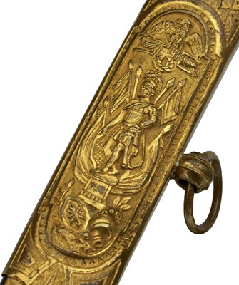 Lot 198 - AN ORNATE FRENCH NAPOLEONIC OFFICER'S SABRE