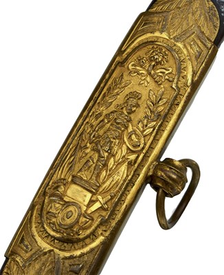 Lot 198 - AN ORNATE FRENCH NAPOLEONIC OFFICER'S SABRE