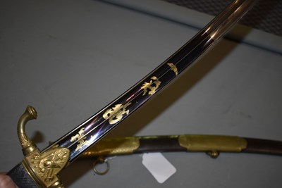 Lot 198 - AN ORNATE FRENCH NAPOLEONIC OFFICER'S SABRE