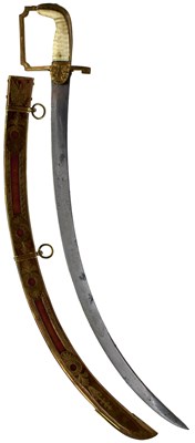 Lot 193 - A GEORGIAN OFFICER'S PRESENTATION SABRE