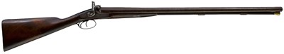 Lot 491 - A 12-BORE DOUBLE BARRELLED PERCUSSION SPORTING GUN BY W.W. GREENER