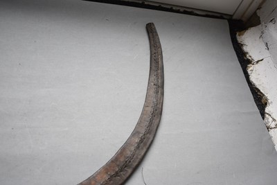 Lot 131 - A 19TH CENTURY ABYSSINIAN SHOTEL SWORD