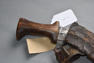 Lot 131 - A 19TH CENTURY ABYSSINIAN SHOTEL SWORD