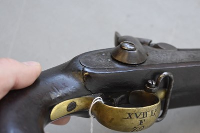 Lot 502 - A RARE PATTERN 1842 17TH LANCERS PERCUSSION PISTOL OF CHARGE OF THE LIGHT BRIGADE INTEREST