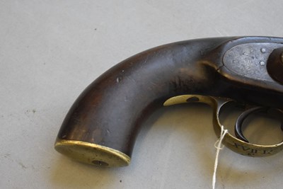 Lot 502 - A RARE PATTERN 1842 17TH LANCERS PERCUSSION PISTOL OF CHARGE OF THE LIGHT BRIGADE INTEREST