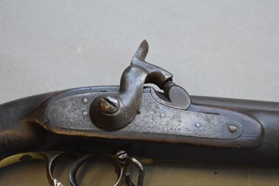 Lot 502 - A RARE PATTERN 1842 17TH LANCERS PERCUSSION PISTOL OF CHARGE OF THE LIGHT BRIGADE INTEREST