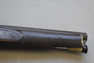 Lot 502 - A RARE PATTERN 1842 17TH LANCERS PERCUSSION PISTOL OF CHARGE OF THE LIGHT BRIGADE INTEREST