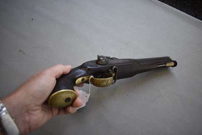 Lot 502 - A RARE PATTERN 1842 17TH LANCERS PERCUSSION PISTOL OF CHARGE OF THE LIGHT BRIGADE INTEREST