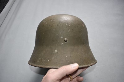 Lot 543 - AN AUSTRIAN WWI M1917 GERMAN PATTERN STEEL HELMET